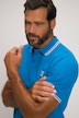 poloshirt, buikfit, piqué, korte mouwen, t/m 8XL