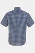 Skjorte, langermet, buttondown-krage, rutet, Modern fit, opptil 8XL
