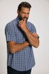 Skjorte, langermet, buttondown-krage, rutet, Modern fit, opptil 8XL