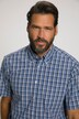 Skjorte, langermet, buttondown-krage, rutet, Modern fit, opptil 8XL