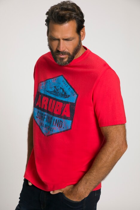 T-Shirts, 2er-Pack, Hawaii Print, Halbarm, bis 8 XL