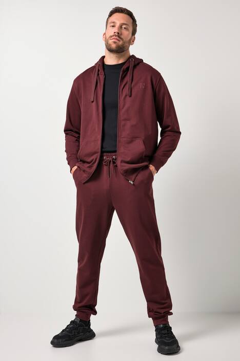 Tuta sportiva JP1880 con giacca con cappuccio e pantaloni, fino alla tg. 8XL