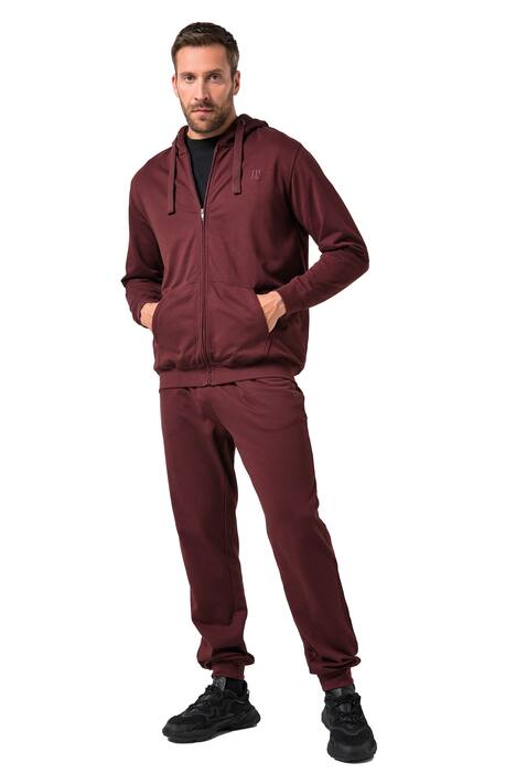 Jogging souprava JP1880, kolekce domácí oblečení, bunda s kapucí a kalhoty, do velikosti 8XL