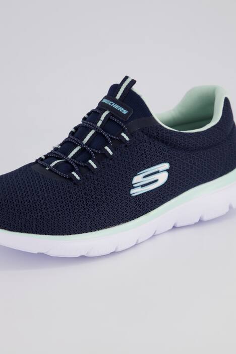 Tenisky, síťovina, elastické šněrování, pružná podrážka, komfortní šířka