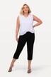 Broek Mony, kuitlang, ritszakken, stretch