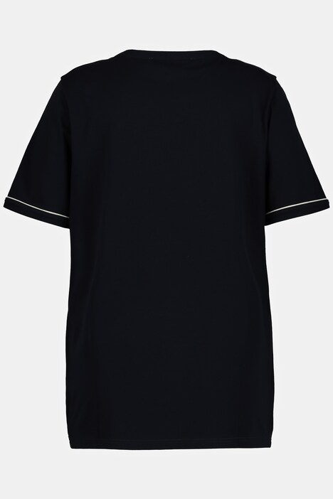Pyjamapaita, tunikapääntie, lyhyet hihat, luomupuuvillaa
