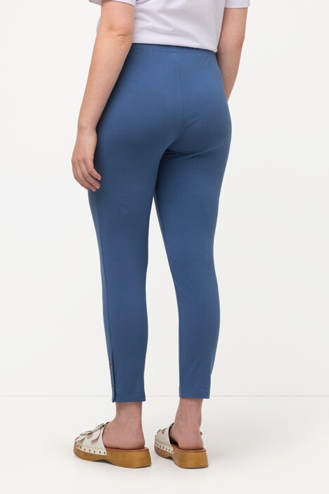 jersey legging, sierknopen, biologisch katoen