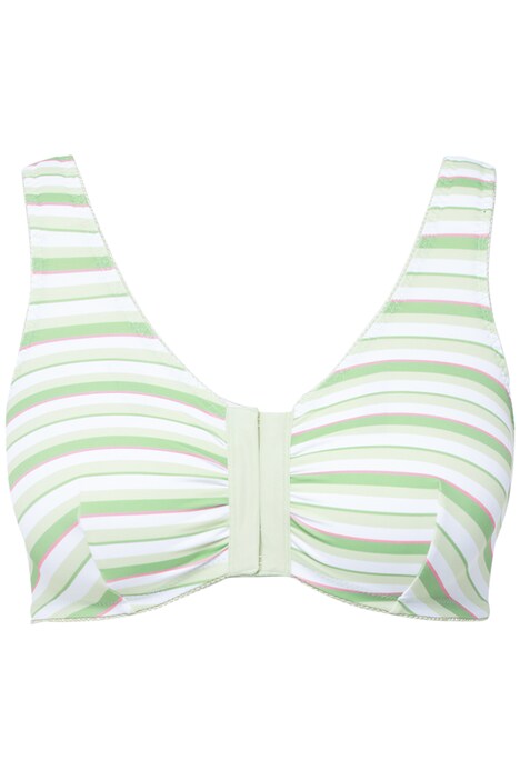 Bustier, květy, přední zapínání, košíčky C/D
