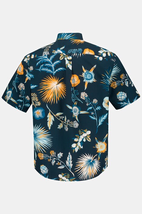 Hemd, Halbarm, Buttondown Kragen, florales Muster, Modern Fit