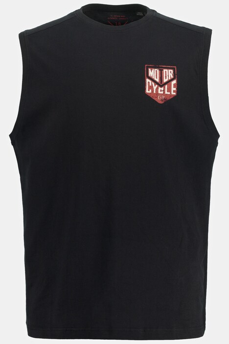 Tanktop, Rücken Print, Rundhals