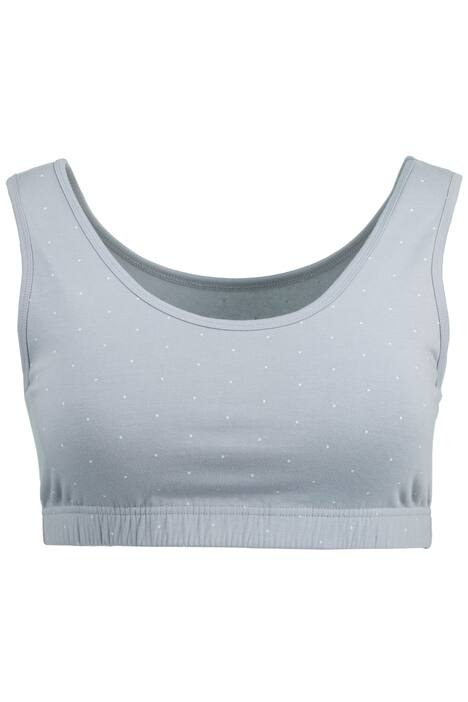 Bustier, puntíky, ramínka nastavitelná, biobavlna