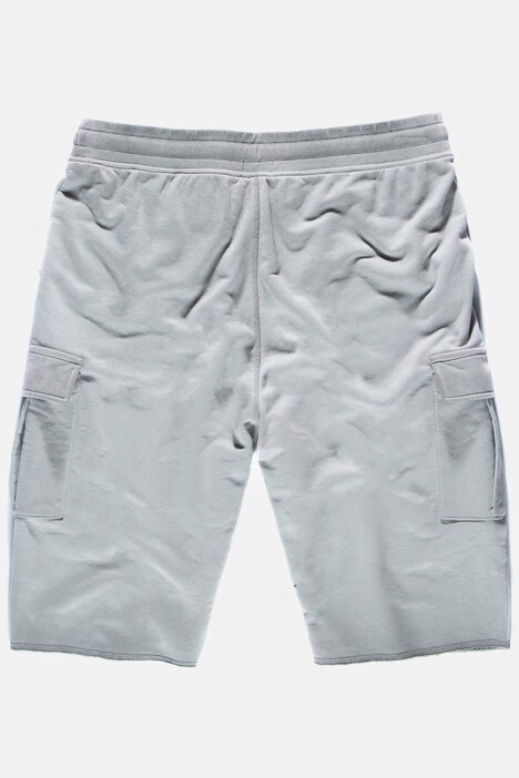 Pantaloni corti sportivi con tasche cargo e tintura a freddo