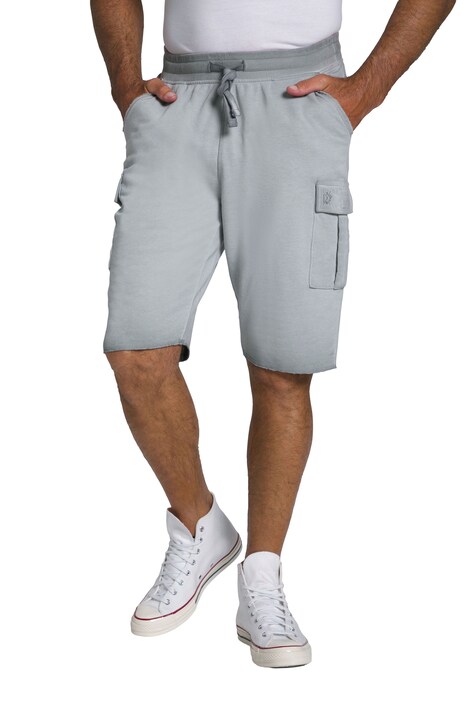 Jogging kalhoty, krátké, cargo kapsy, batikované