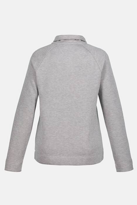 Sweatshirt Identity, Stehkragen, Zipper, Langarm, hochwertige Viskose