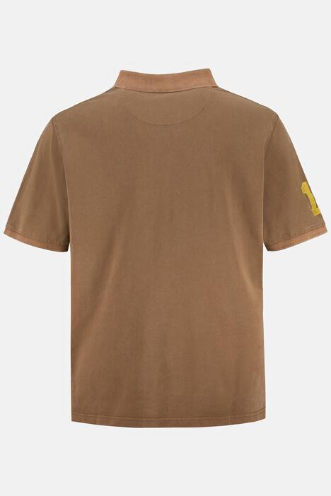 Polo, media manga, piqué, insignias, hasta 8 XL