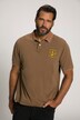 Polo, media manga, piqué, insignias, hasta 8 XL
