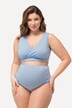 Brassière d'allaitement Bellieva. Liserés en dentelle. Coton bio GOTS