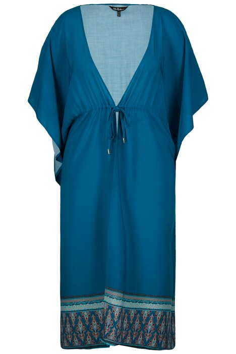 Kaftan, etno lemovka, vázací stuha, krátké rukávy