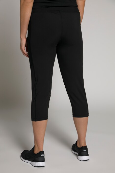 Legging capri de sport, taille haute, poches