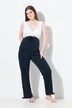 Pantalon en molleton Bellieva, ceinture extra-large, coton bio