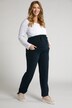 Pantalon en molleton Bellieva, ceinture extra-large, coton bio