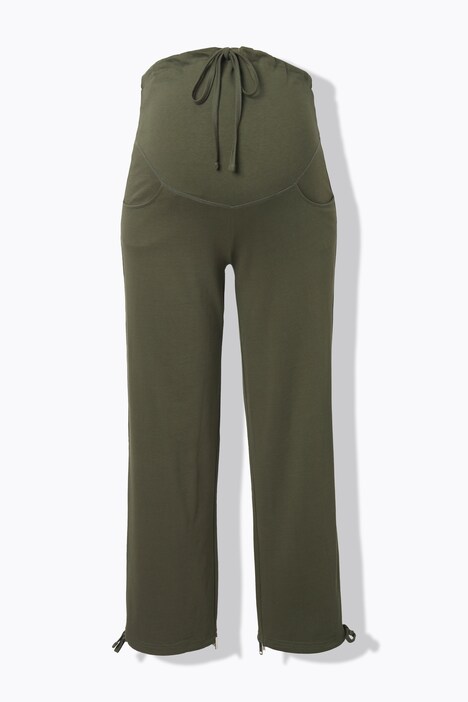 Bellieva-Sweatpants, breiter Bund, Biobaumwolle