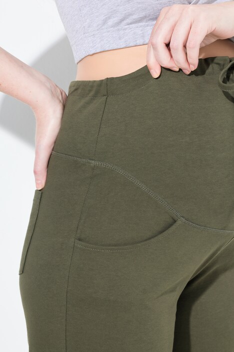 Bellieva-Sweatpants, breiter Bund, Biobaumwolle