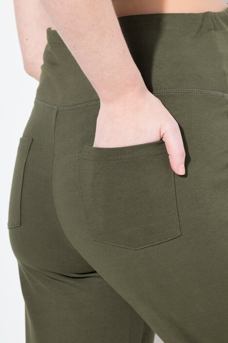 Bellieva-Sweatpants, breiter Bund, Biobaumwolle