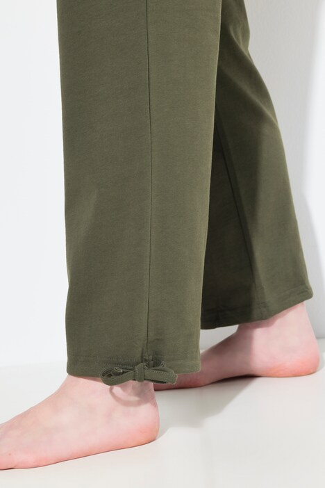 Bellieva-Sweatpants, breiter Bund, Biobaumwolle