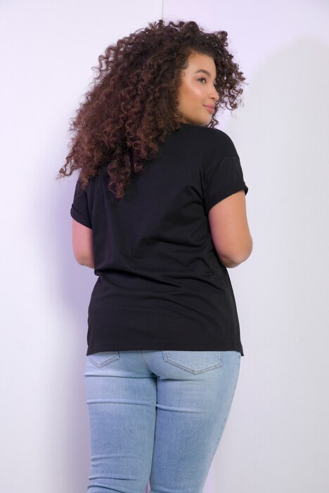 T-shirt, Oversized, col rond, manches courtes, Alice au pays des merveilles