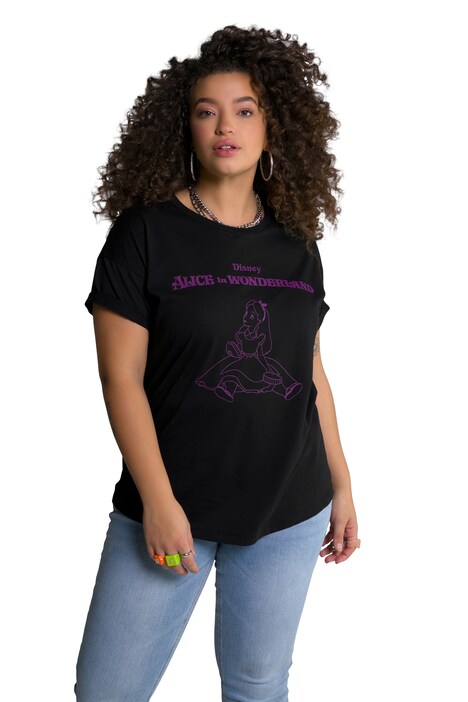 Tričko, oversize, kulatý výstřih, krátké rukávy, Alice in Wonderland