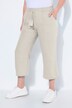 Pantalon 7/8 en lin, naturellement respirant. Taille élastique