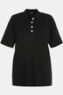 Polo de punto, estructura, cuello de polo, manga al codo