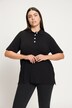 Polo de punto, estructura, cuello de polo, manga al codo