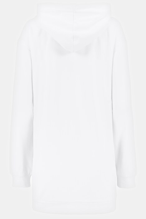 Longsweater, Kapuzenshirt, Langarm, Saum-Reißverschluss