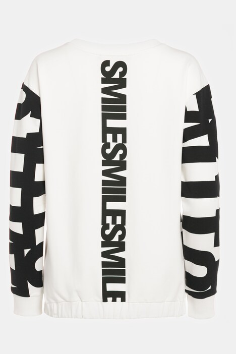 Sweatshirt, Identity, Schriftdruck, Rundhals, Langarm