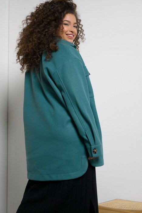 Brushed Surface Shirt Jacket