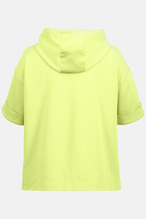 Sweatshirt, Identity, Taft-Details, Kapuze, 3/4-Arm