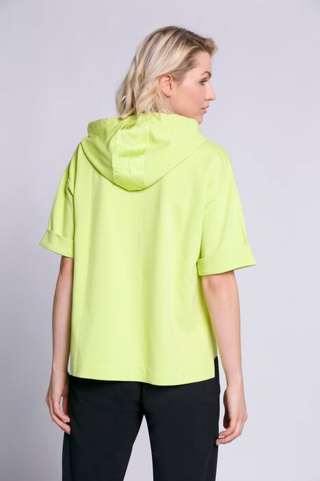 Sweatshirt, Identity, Taft-Details, Kapuze, 3/4-Arm