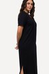 Chemise de nuit en modal mélangé, manches courtes et broderies ajourées