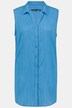 Chemise, effet froissé, ligne A, col chemise, sans manches