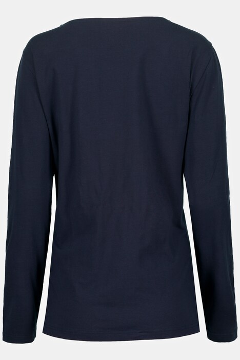 Basic-Shirt, Regular Fit, Rundhals, Langarm