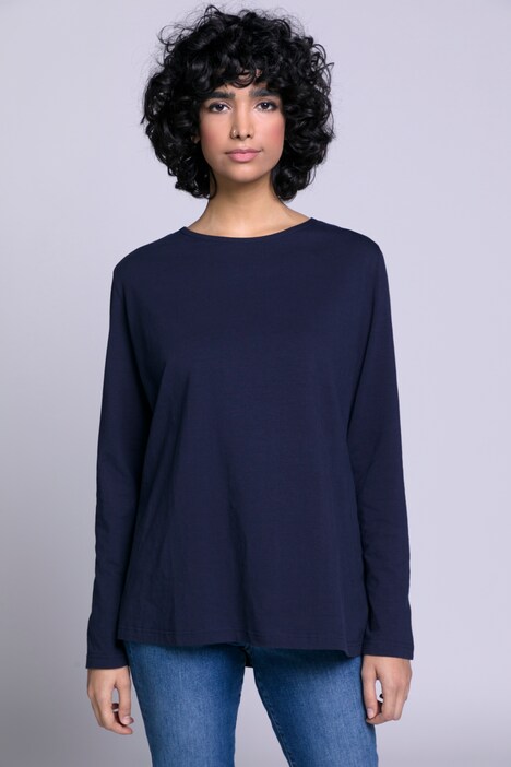 Basic-Shirt, Regular Fit, Rundhals, Langarm