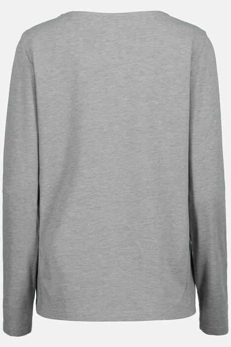 Basic-Shirt, Regular Fit, Rundhals, Langarm