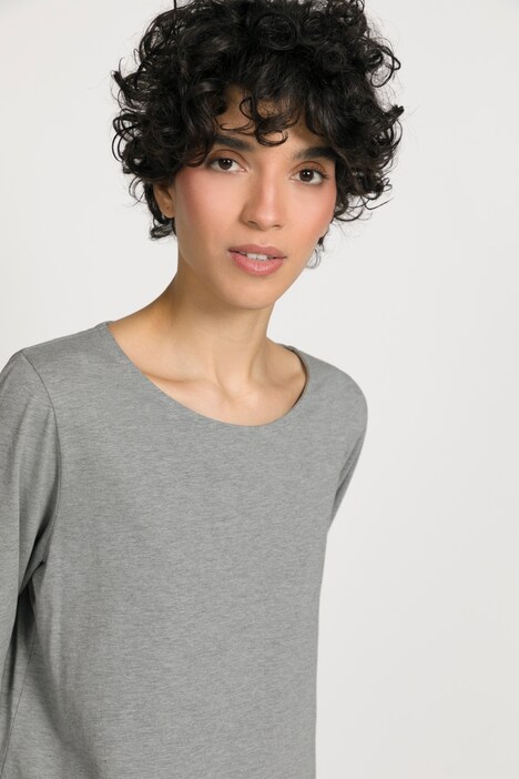 Basic-Shirt, Regular Fit, Rundhals, Langarm