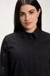 Camicia con inserto a plastron, colletto da camicia e maniche lunghe
