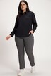 Camicia con inserto a plastron, colletto da camicia e maniche lunghe