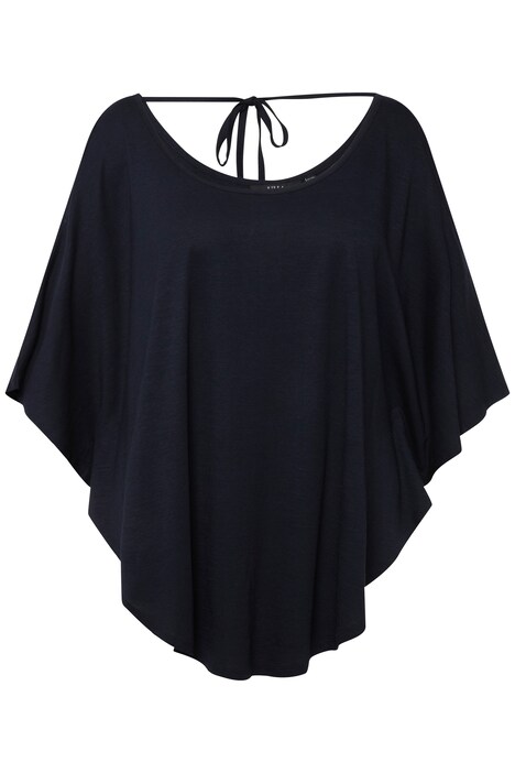 Tričko-kimono, A střih, průstřihy, kulatý výstřih, 3/4 rukávy