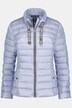Steppjacke, Stehkragen, Zierband, leicht