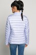 Steppjacke, Stehkragen, Zierband, leicht